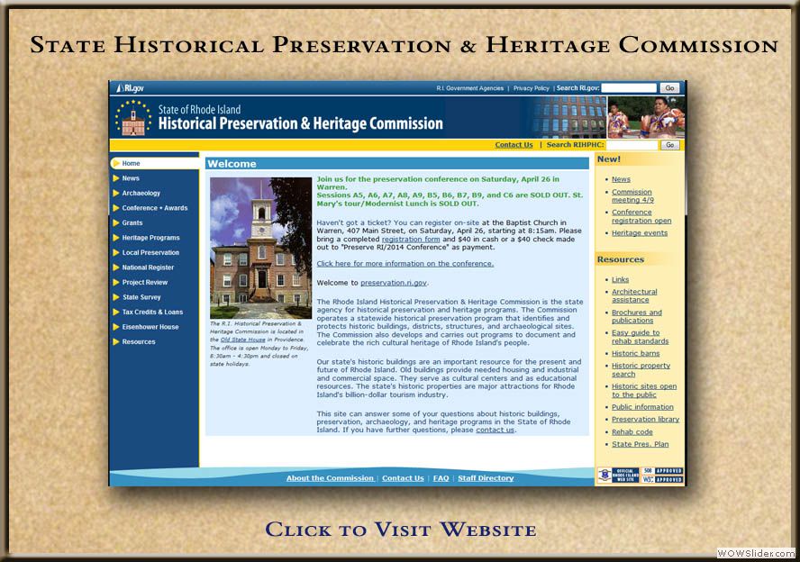 Rhode Island Historical Preservation & Heritage Commission